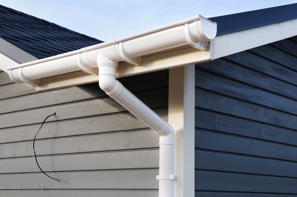 PVC Rain Gutter Installation in Columbus