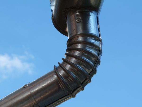 Metal Downspout Installation in Columbus