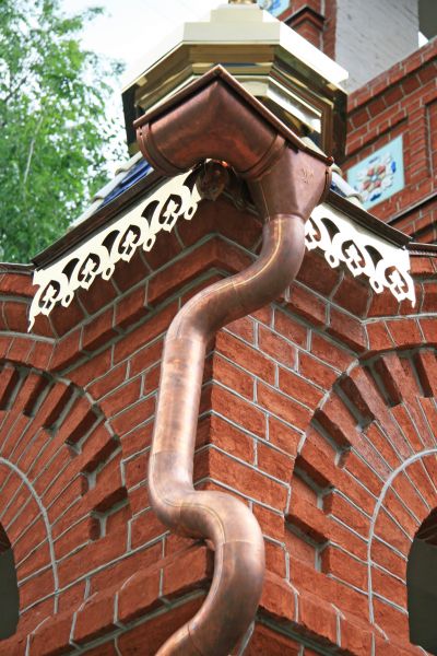 Church Downspout Installation in Columbus
